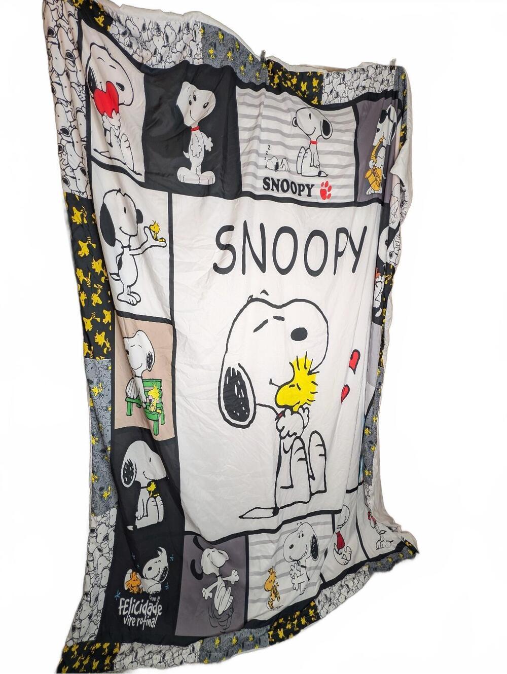 Snoopy Themed duvet cover and two pillow cases twin